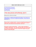 Weekly Saints News - 4-1-2022